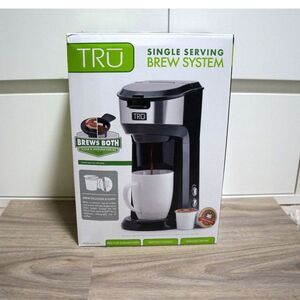 NEW! TRU Single Serving Brew System K-Cup Capability in White